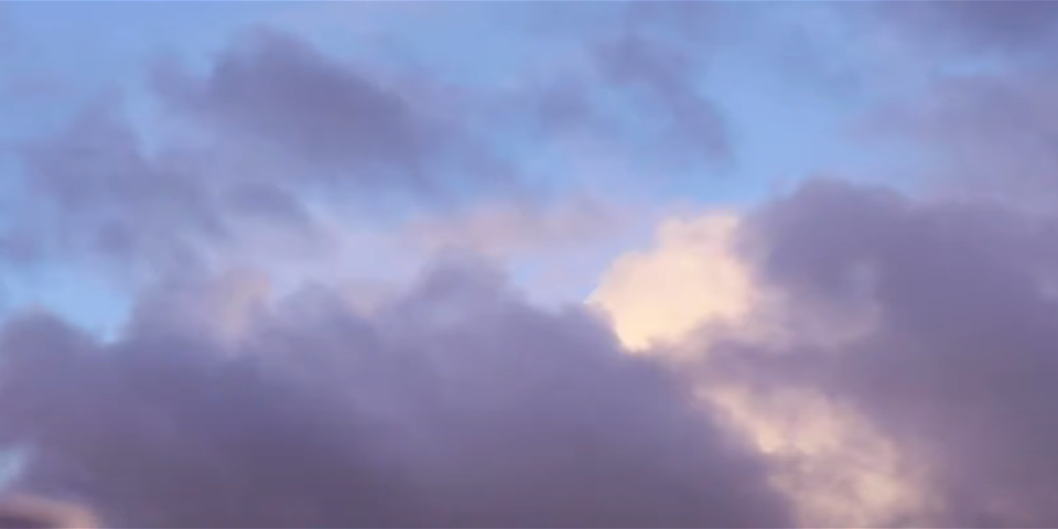 Clouds and blue sky.