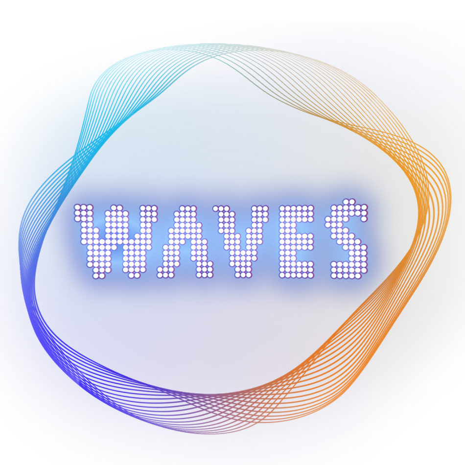 WAVES Art exhibition 2022 logo